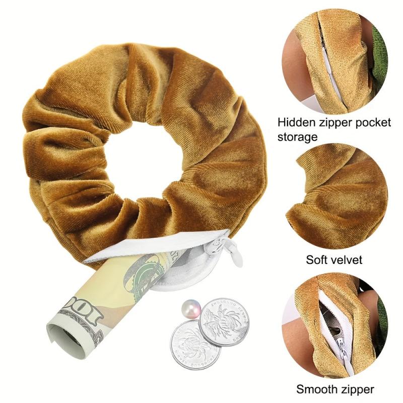 9 Pcs Velvet Scrunchies Hair Elastic Headband Hair Accessories For Girls Women