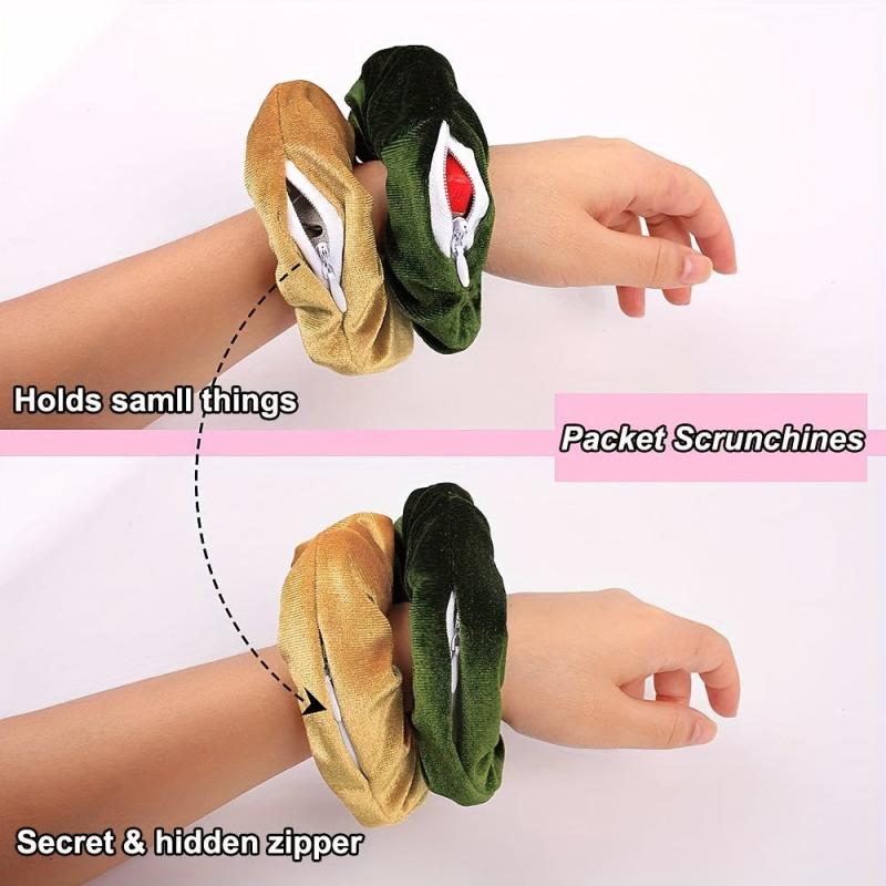 9 Pcs Velvet Scrunchies Hair Elastic Headband Hair Accessories For Girls Women
