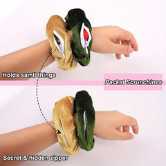 9 Pcs Velvet Scrunchies Hair Elastic Headband Hair Accessories For Girls Women