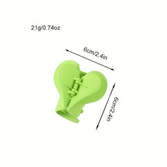 Heart shaped Acrylic Hair Claw Headwear Hair Accessories