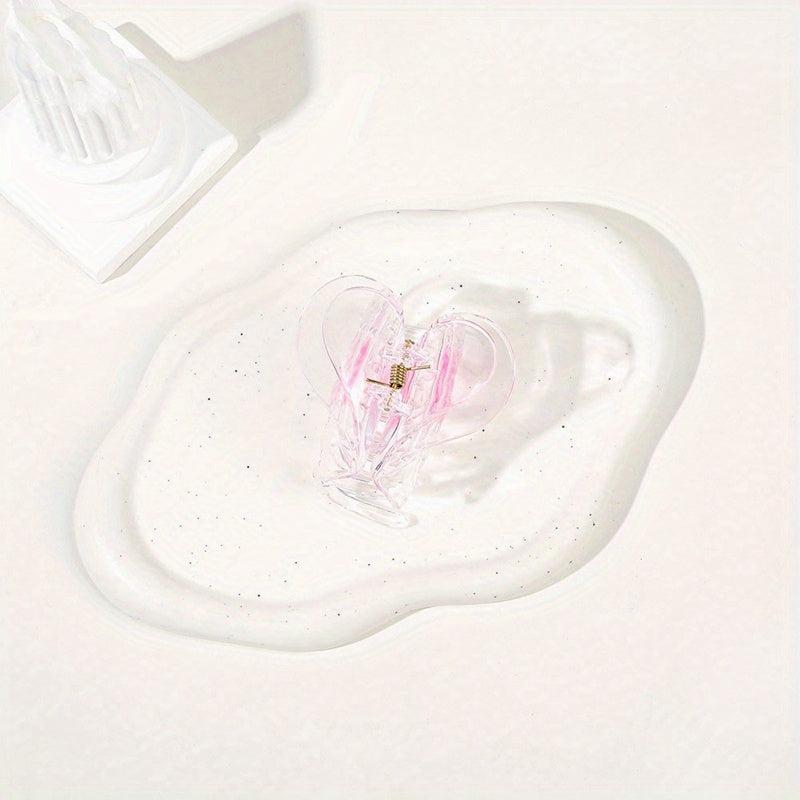 Heart shaped Acrylic Hair Claw Headwear Hair Accessories
