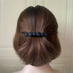Long Barrette Frosted Style Hair Clip For Back Head Hair