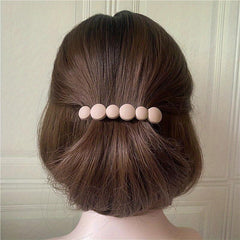 Long Barrette Frosted Style Hair Clip For Back Head Hair