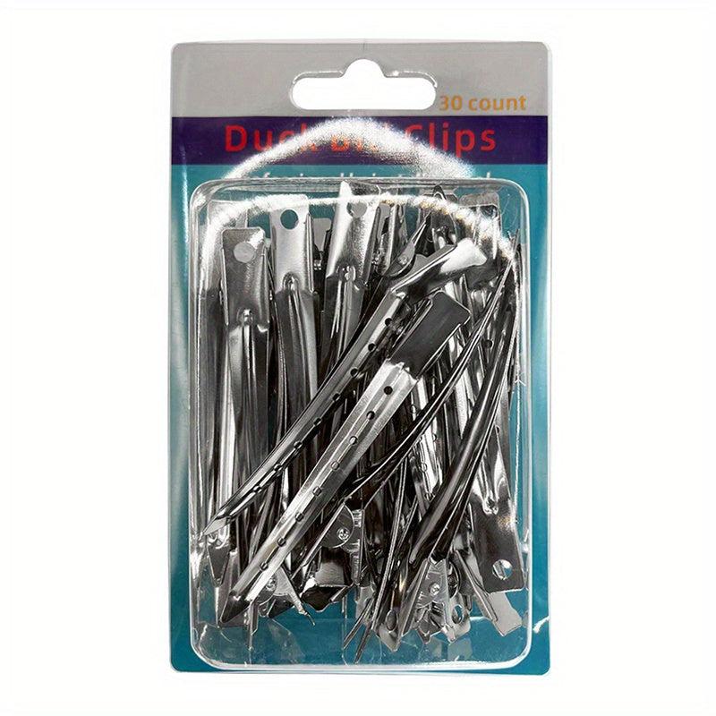 30pcs Vintage Duckbill Hair Pin Metal Headwear Hair Styling Accessories