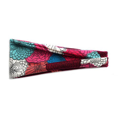Floral Headband Elastic Hair Band Soft Sweatband Hair Accessory