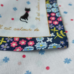3PCS Women's Printed Handkerchief 60 Counts Colorul Soft Sweat absorbing