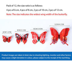 12pcs Butterfly Hair Clip Bride Wedding Headwear Hairpin DIY For Girl Hairclip