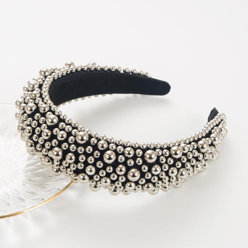 Ivory Pearl Padded Headband Alice Band