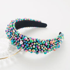 Ivory Pearl Padded Headband Alice Band