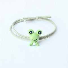 Frog Hair Tie Seamless Hair Rope Elastic Ponytail Holder Hair Accessories