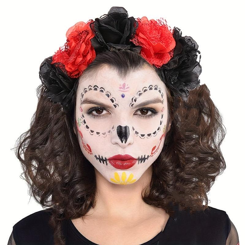 Flower Wreath Day of the Dead Headdress Floral Headband