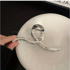 4pcs Faux Pearl Hair Claw Set Hair Accessories For Women