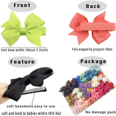 80pcs Baby Hair Clip Toddler Hair Accessories Barrette For Girls Fine Hair