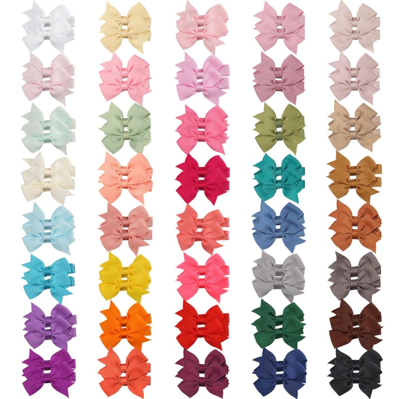 80pcs Baby Hair Clip Toddler Hair Accessories Barrette For Girls Fine Hair