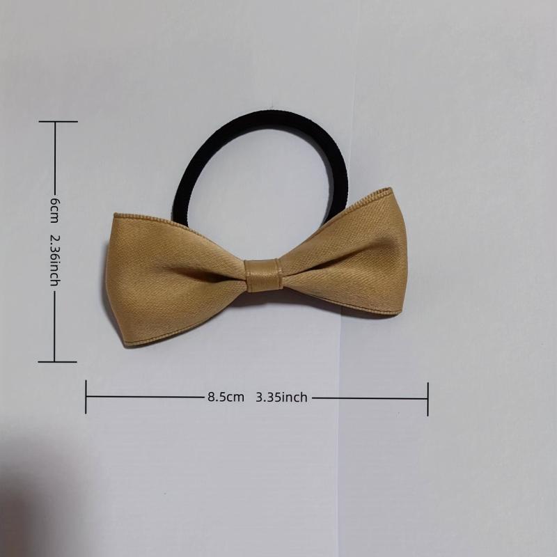 Solid Bow Hair Tie Style Hair Rope Elastic Hair Ring Hair Accessories