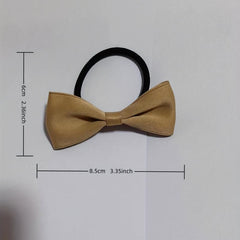 Solid Bow Hair Tie Style Hair Rope Elastic Hair Ring Hair Accessories