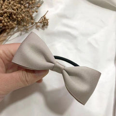 Solid Bow Hair Tie Style Hair Rope Elastic Hair Ring Hair Accessories