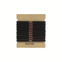 10pcs Twist Hair Tie High Elasticity Ponytail Holder Braided Hair Ring
