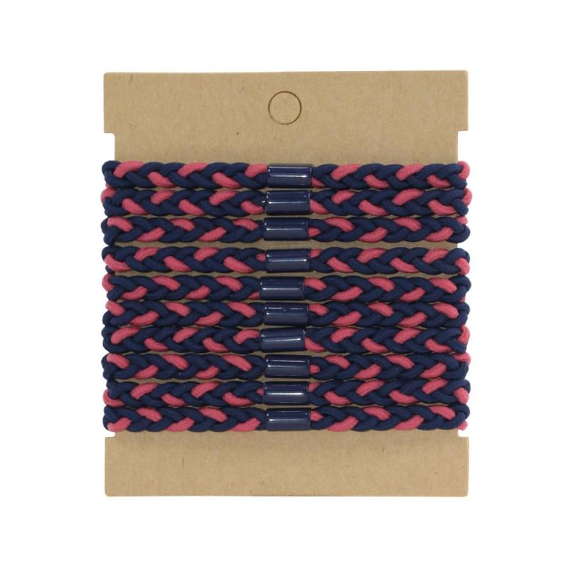 10pcs Twist Hair Tie High Elasticity Ponytail Holder Braided Hair Ring