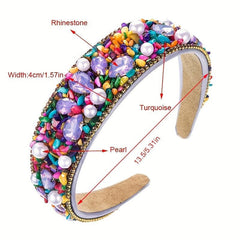 Ladies Rhinestone Headband Candy Girls Hairband