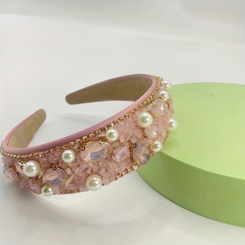 Ladies Rhinestone Headband Candy Girls Hairband