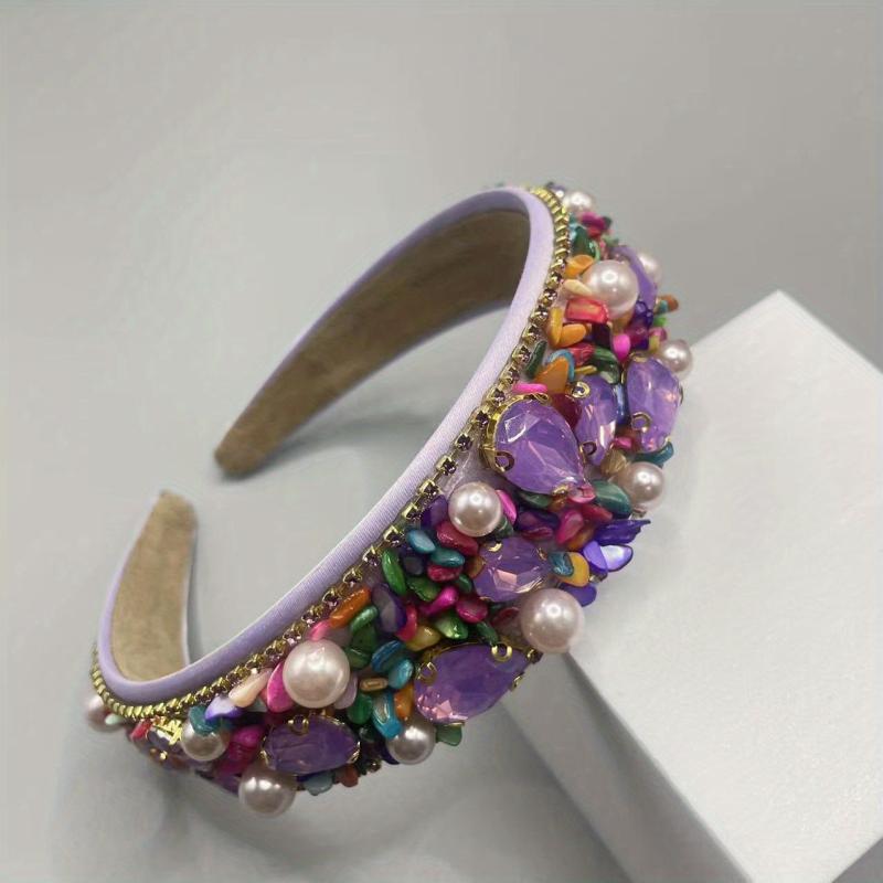 Ladies Rhinestone Headband Candy Girls Hairband