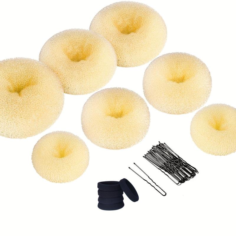 Hair Bun Maker Kit Donut Shaper Bun Maker 5 Sizes Hair Bands Clips