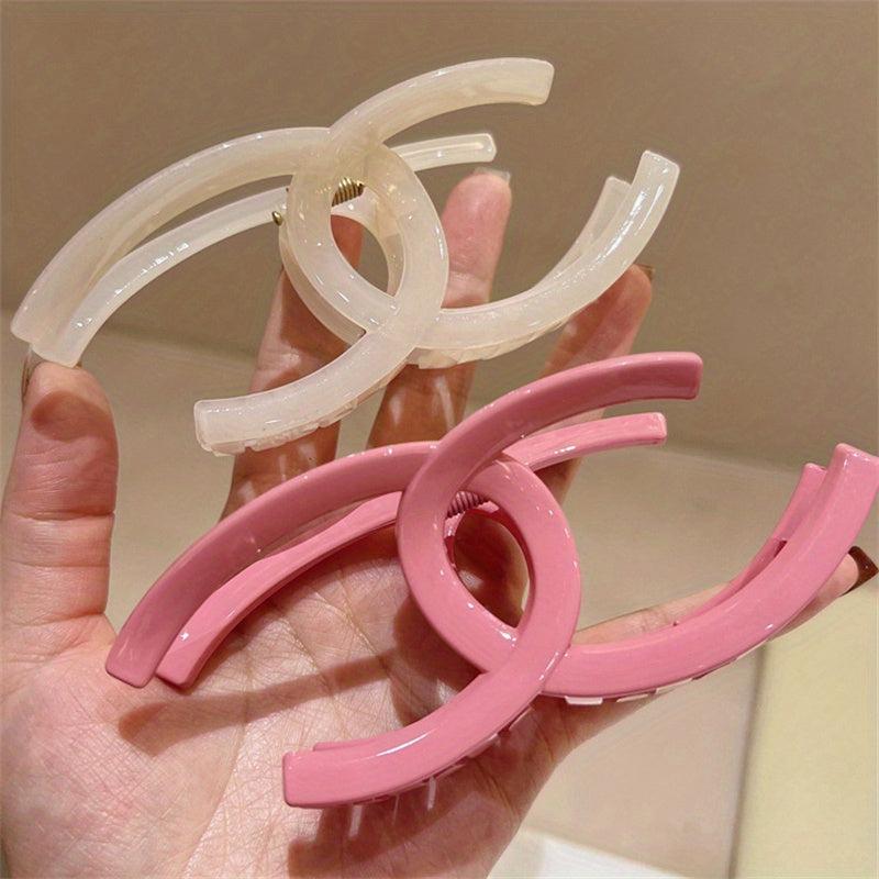 Solid Shark Claw Ponytail Holder Hair Clip Women Girls Hair Accessory