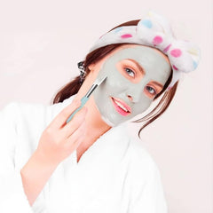 Coral Velvet Bow Knot Hair Wrap Shower Headband for Women