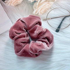 Velvet Hair Scrunchies Elastic Hair Bands For Women Girls