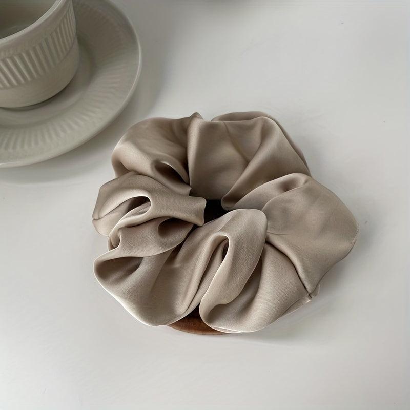 Satin Scrunchies Hair Bands Ponytail Holder Accessories