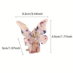 Acetate Butterfly Hair Claw Hair Clip for Women
