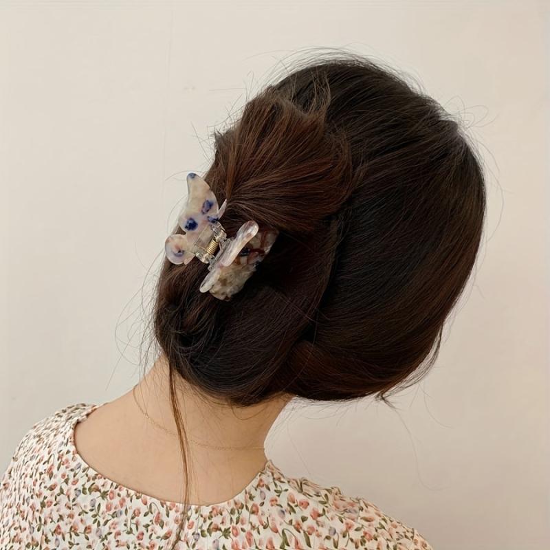 Acetate Butterfly Hair Claw Hair Clip for Women