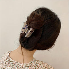 Acetate Butterfly Hair Claw Hair Clip for Women