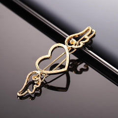 Heart Shape Wings Hair Clip Side Clip Hair Accessories