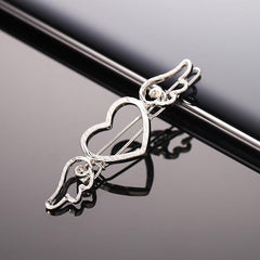 Heart Shape Wings Hair Clip Side Clip Hair Accessories