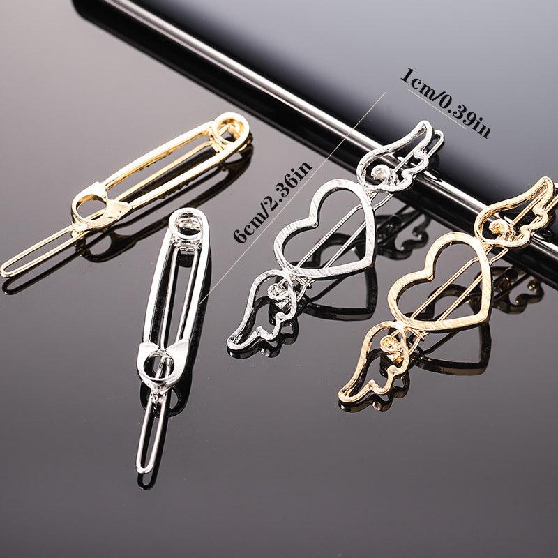 Heart Shape Wings Hair Clip Side Clip Hair Accessories