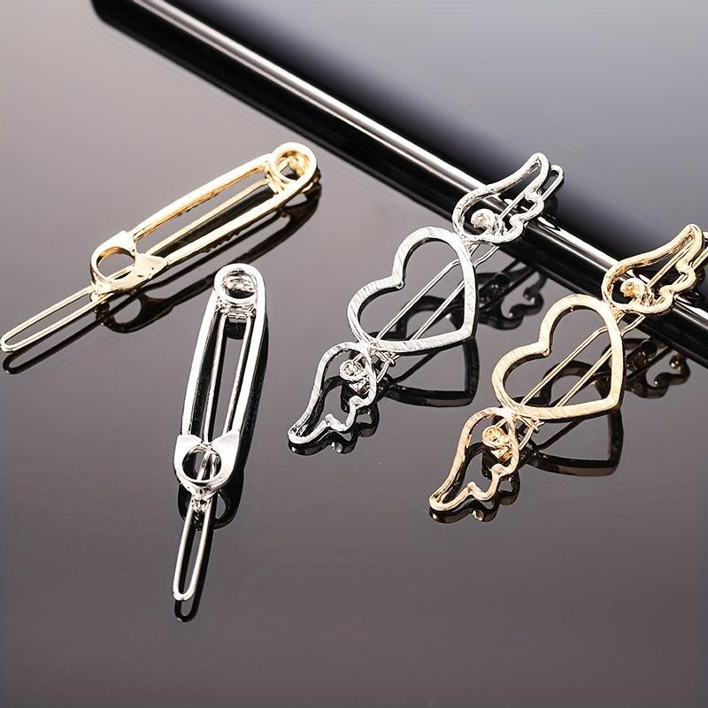 Heart Shape Wings Hair Clip Side Clip Hair Accessories