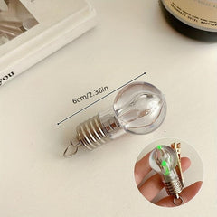 6pcs Lightening Bulb Hair Clip Duck Billed Side Bang Braids Funny Party