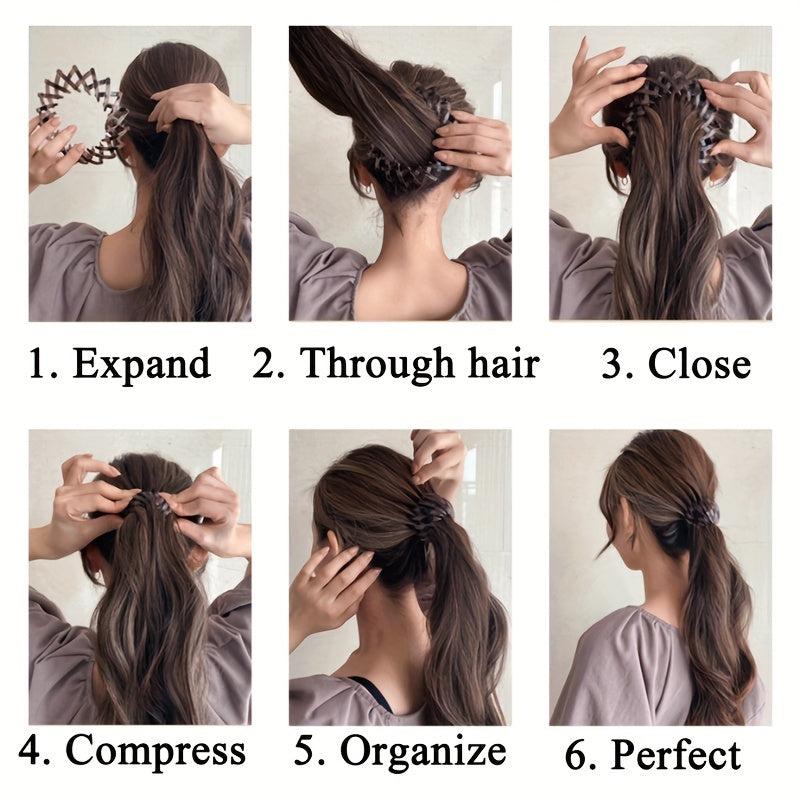 Ponytail Bird's Nest Hair Tie Hair Styling Tool Women's Headwear