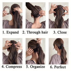 Ponytail Bird's Nest Hair Tie Hair Styling Tool Women's Headwear