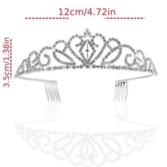 Crystal Tiaras and Crowns for Women Girls