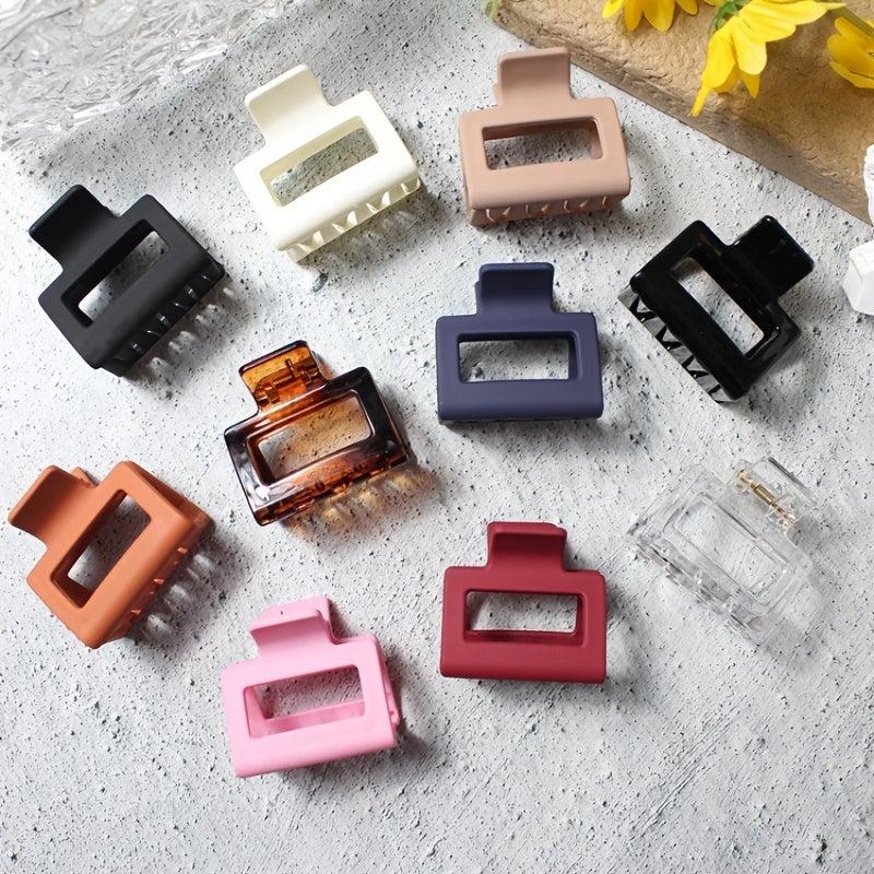 Matte Hair Claw Clip Strong Hold Grip Hair Jaw Clip For Thick Hair