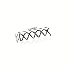 12pcs Spiral Hair Clip Invisible Hair Pin Metal Hairpin For Braids