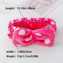 Leopard Polka Dot Large Headband for Face Washing