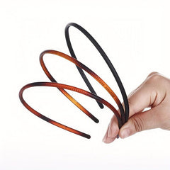 3pcs Skinny Headband Thin Headbands With Teeth Non Slip Hairband