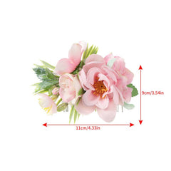 Boho Style Flower Hair Comb Bridal Hairpin