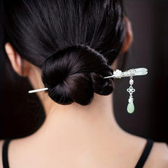Chinese Style Alloy Hair Stick Ponytail Holder Hair Accessories