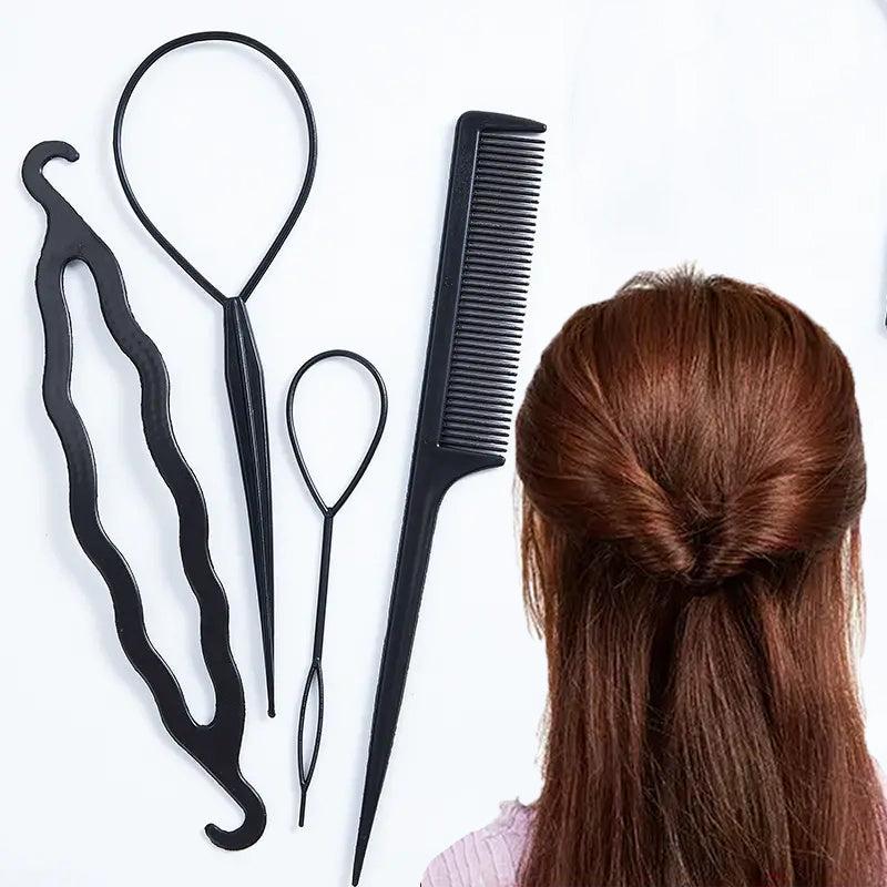 Hair Braiding Tool Set Bun Maker Styling Disk DIY Accessories Hair Combs Hairpin