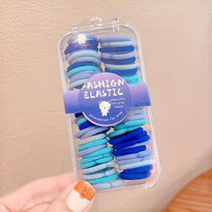 Colorful Small Hair Elastics Ties Stretchy Rubber Bands Ponytail Holder